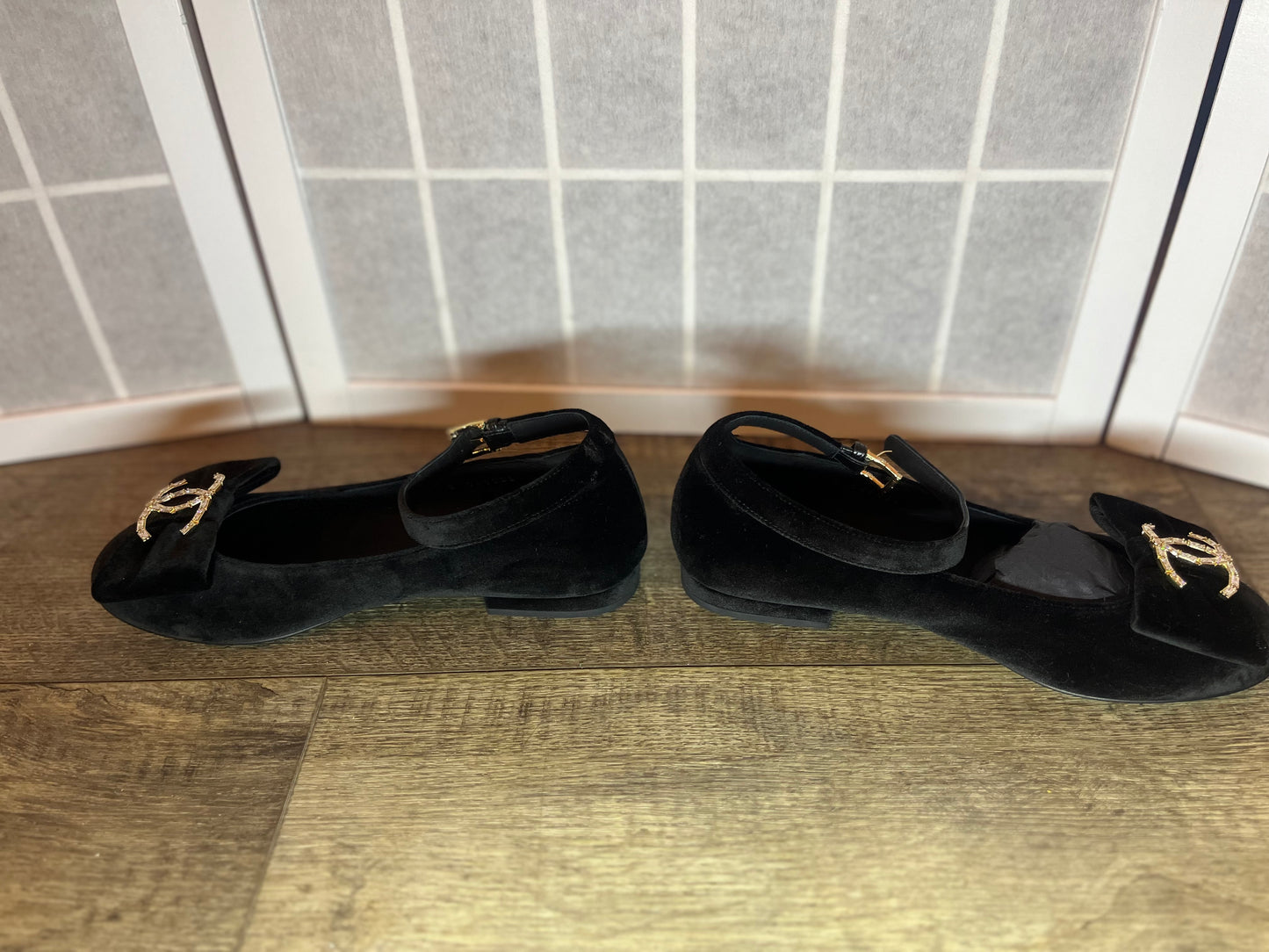Chanel Velvet Ballerina Mary Jane