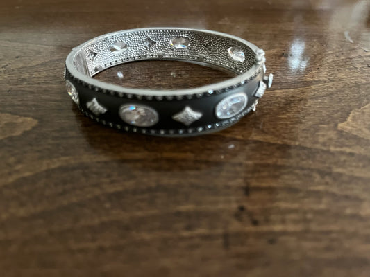 FREIDA ROTHMAN hinged bangle bracelet