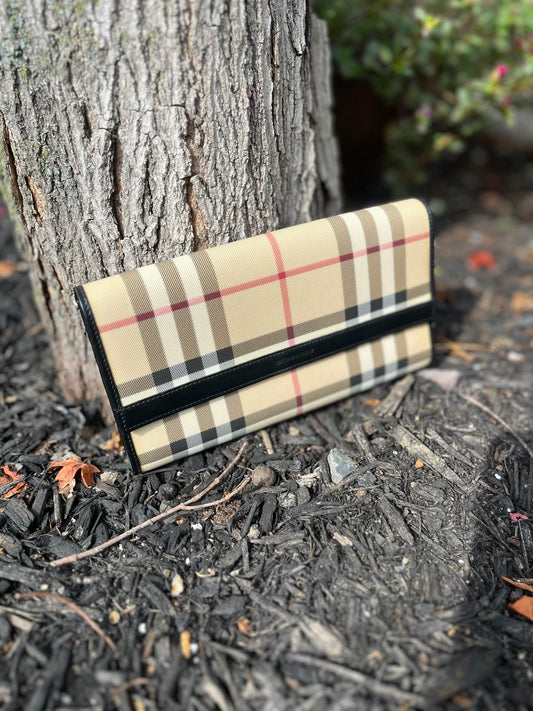 Burberry Plaid Wallet