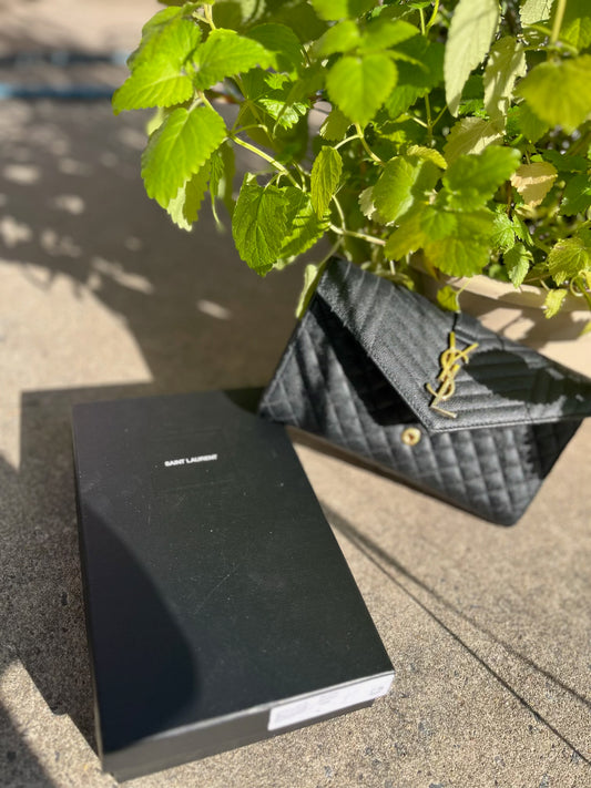 YSL Quilted Leather Wallet