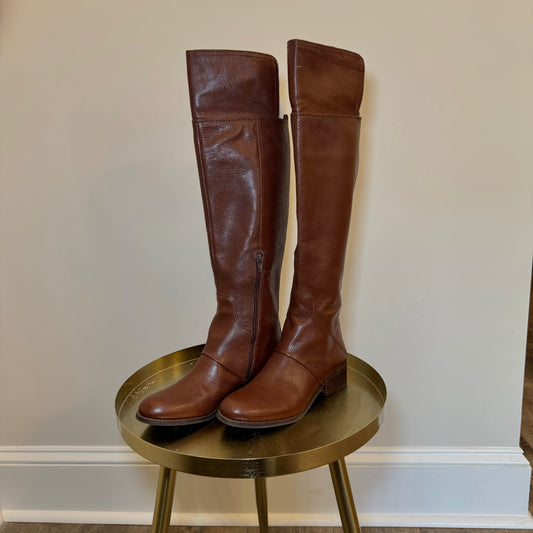 Nine West Leather Knee High Boot