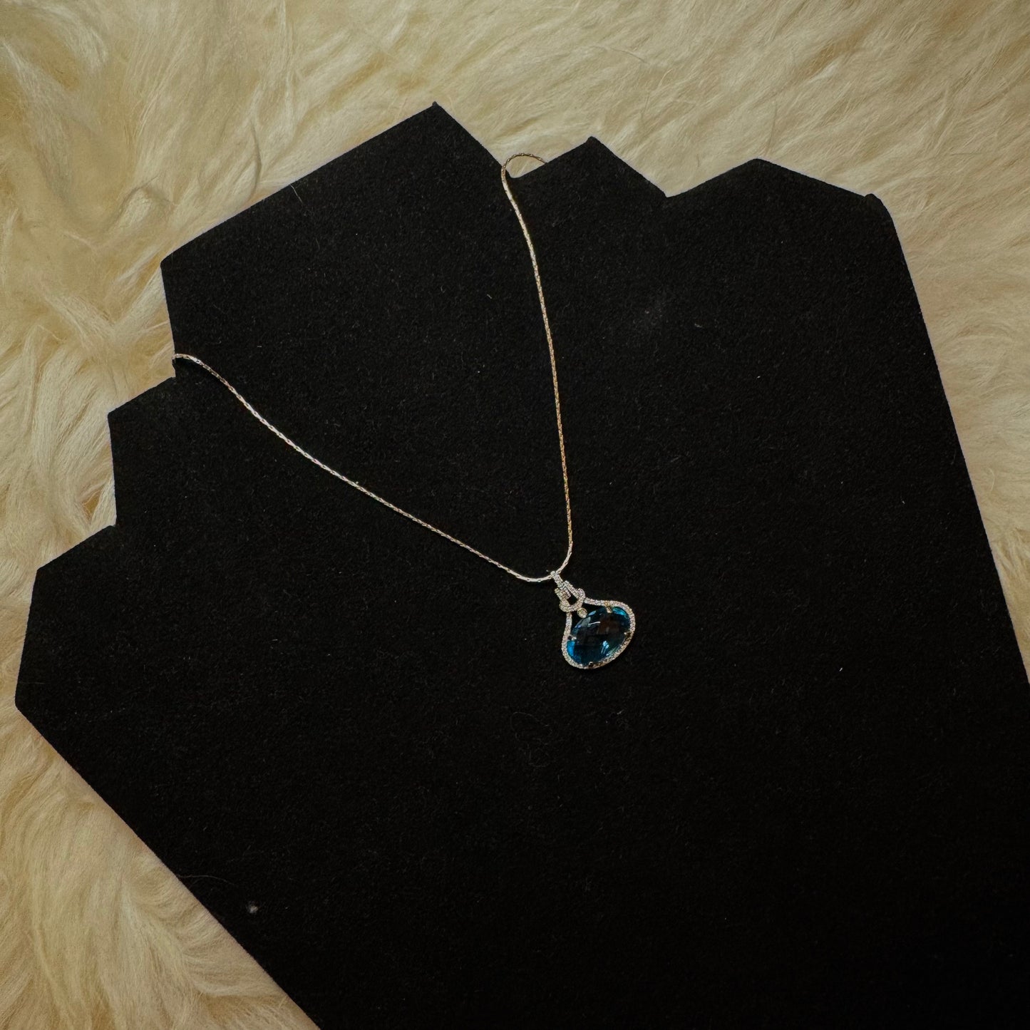 Blue Gem Necklace