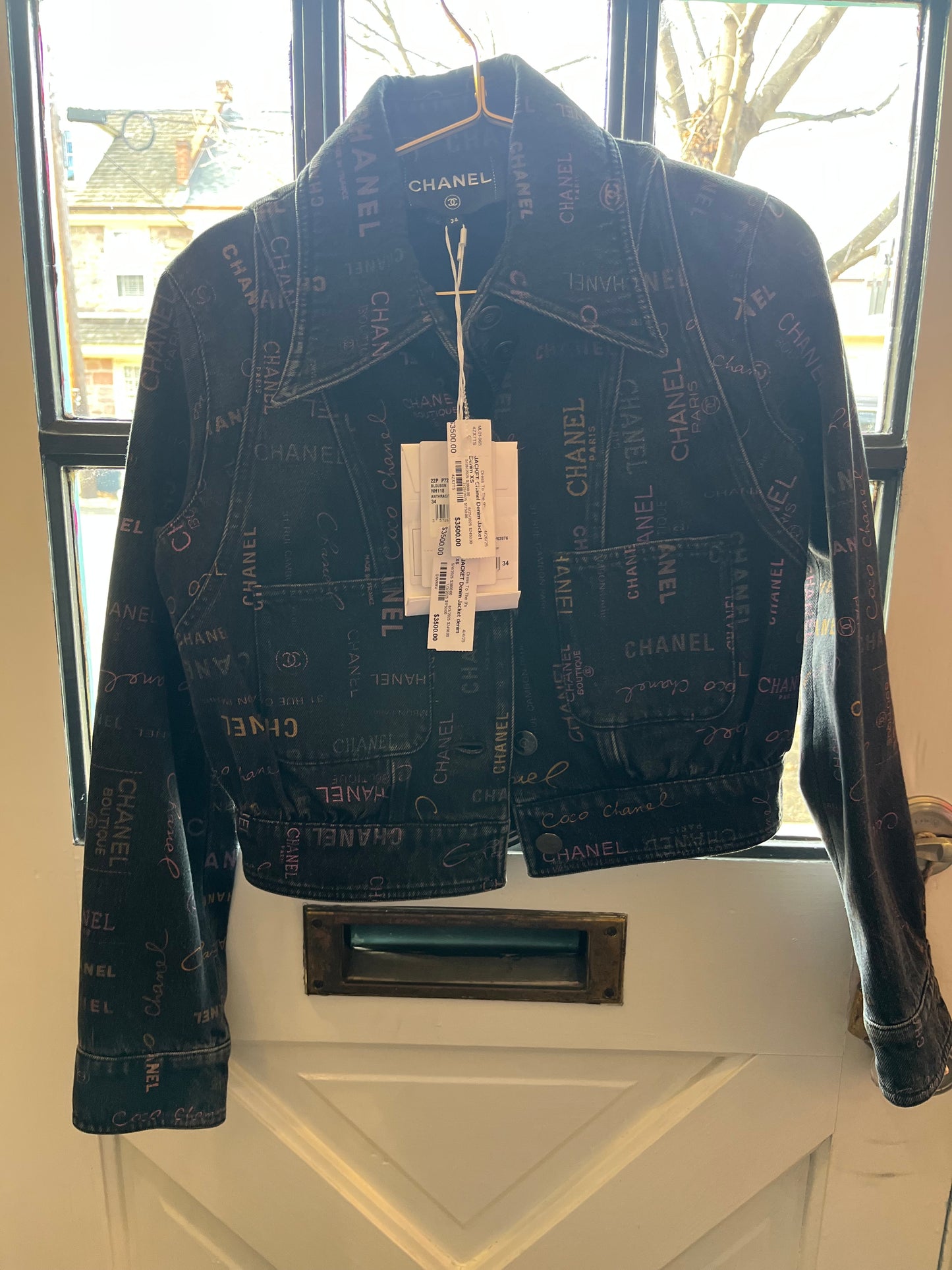 Denim Black Chanel Jacket
