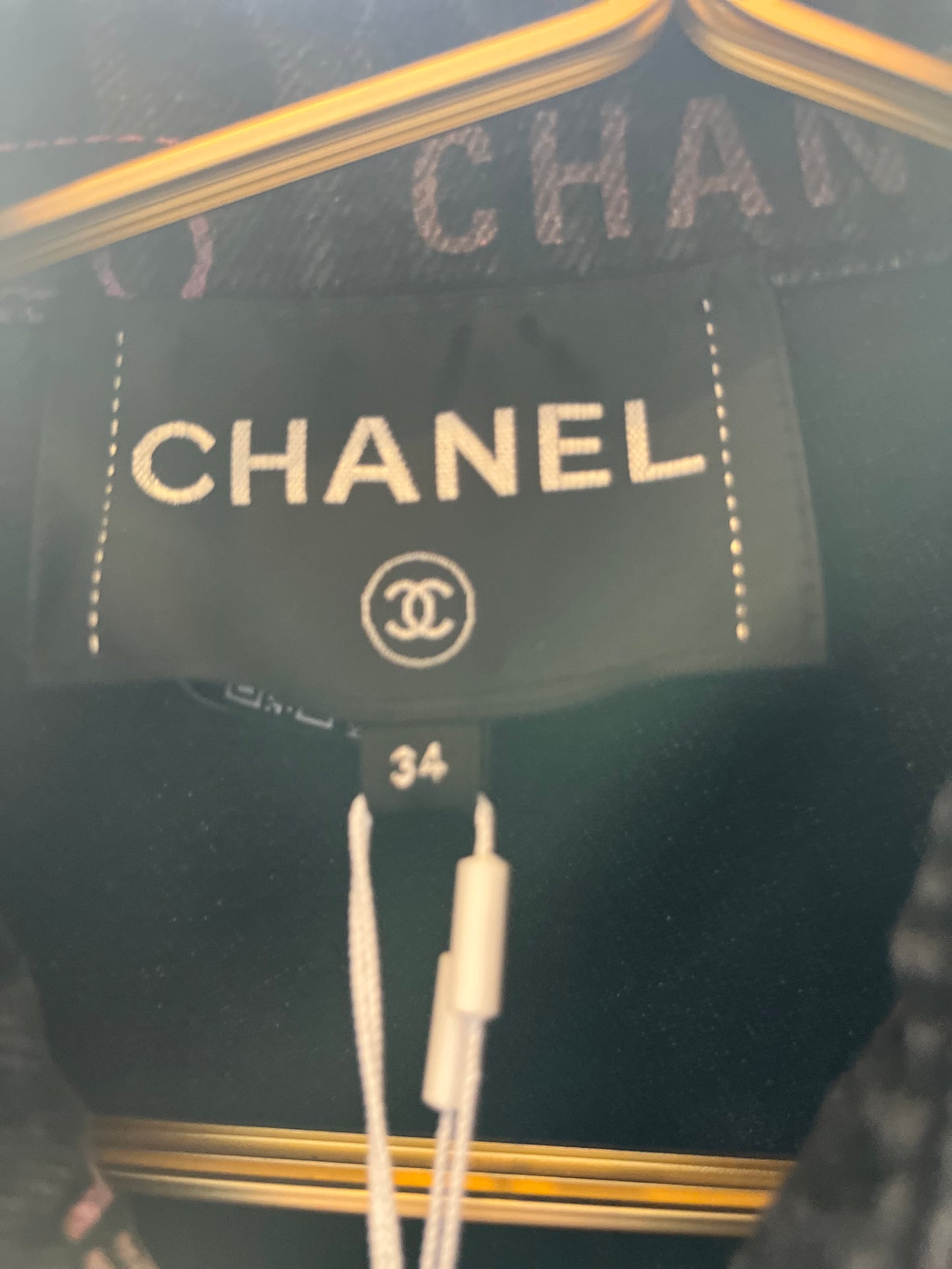 Denim Black Chanel Jacket