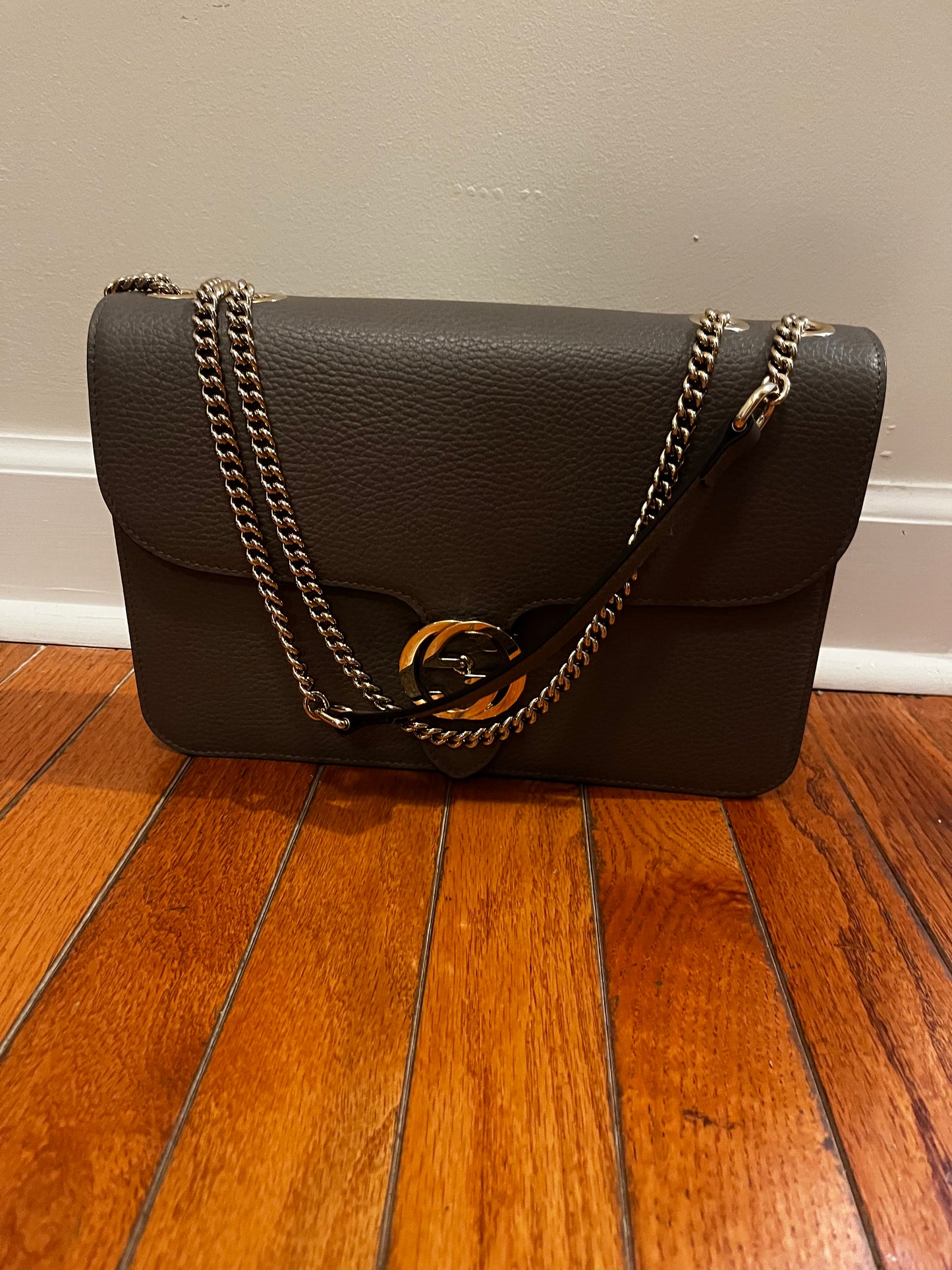 Leather Clutch Crossbody GUCCI