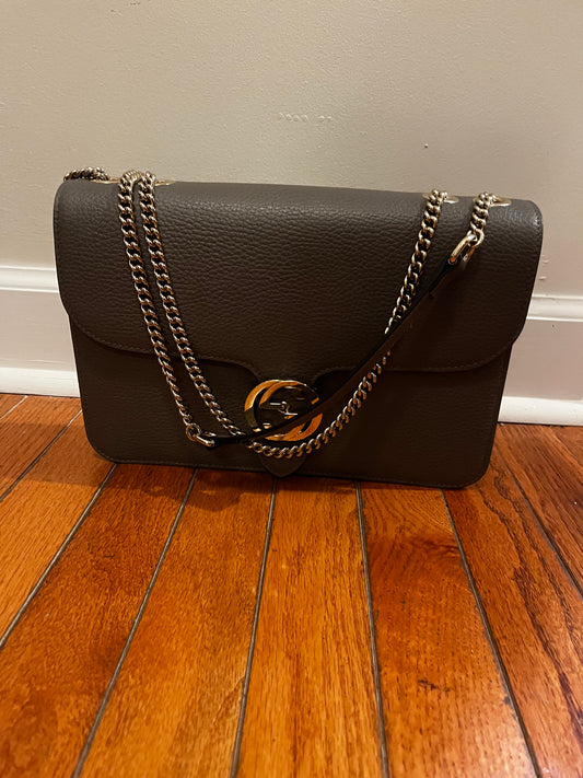Leather Clutch Crossbody GUCCI